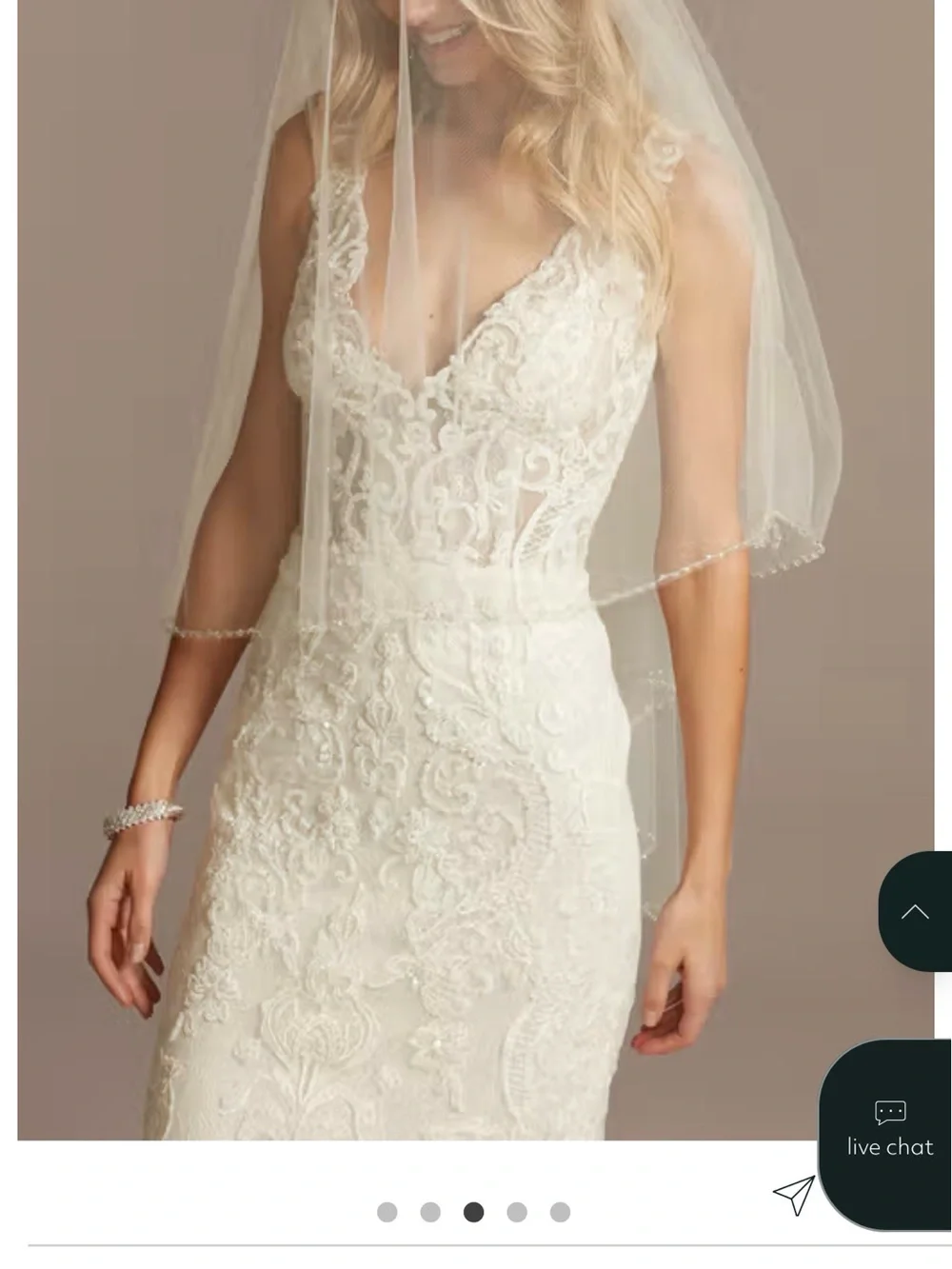 Davids Bridal layered bridal